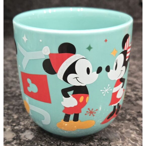 Disney Christmas Mickey and Minnie Mouse Mug and Plate Set Holiday‎ Decor Gift - Picture 3 of 10